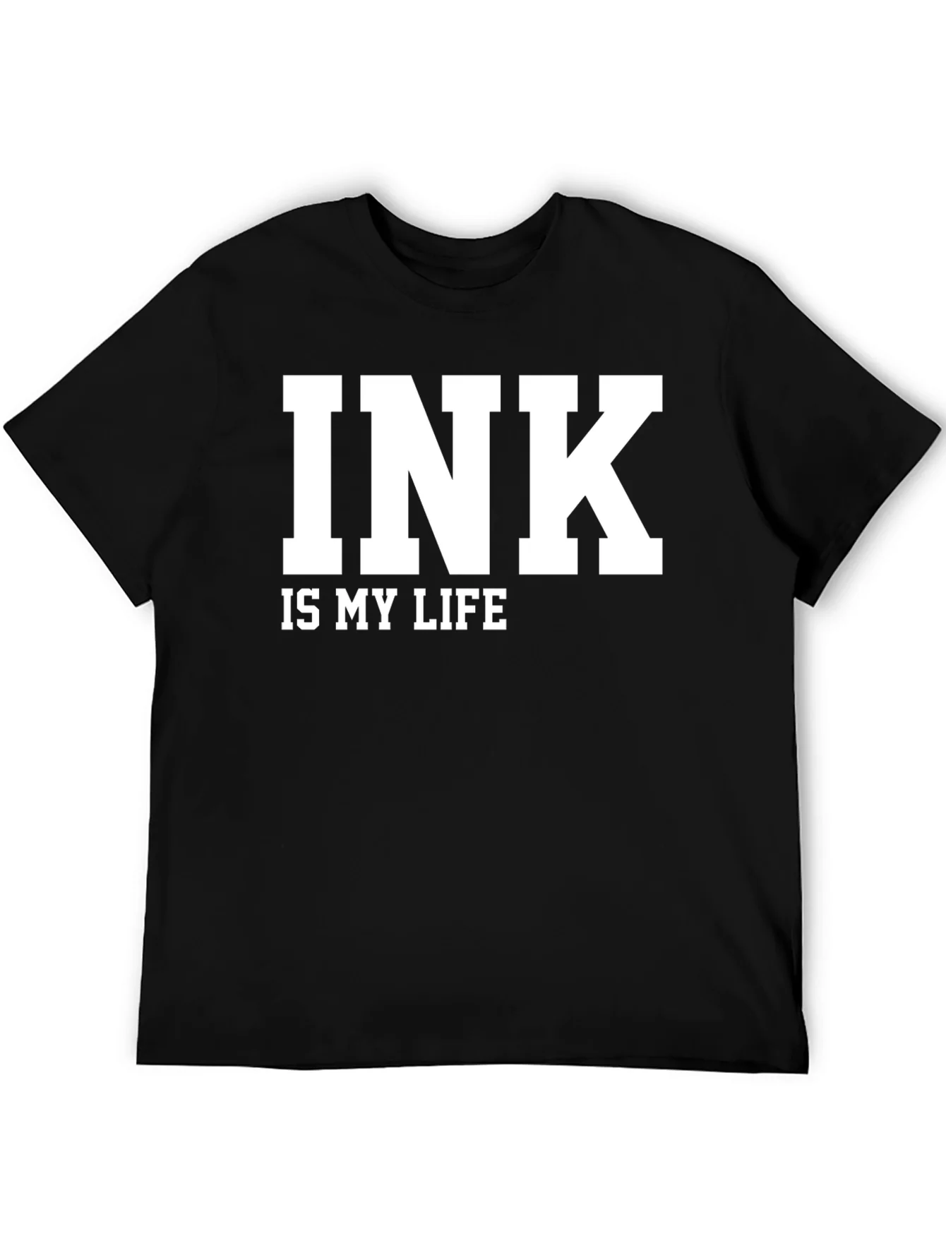 Ink Is My Life Graphic Tee - Tattoo Lover Shirt