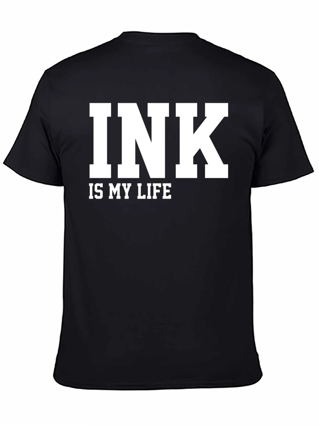 Ink Is My Life Graphic Tee - Tattoo Lover Shirt