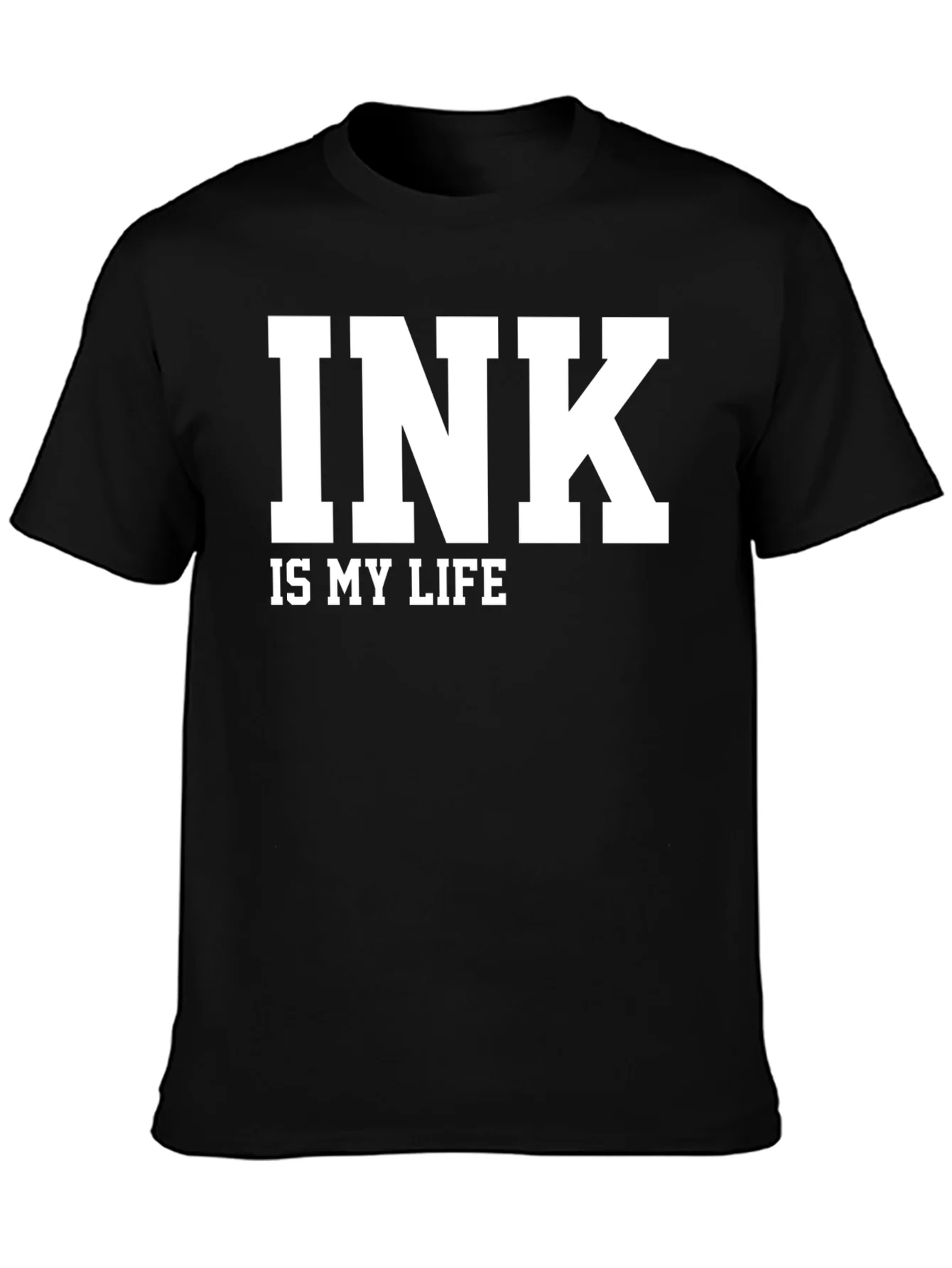 Ink Is My Life Graphic Tee - Tattoo Lover Shirt