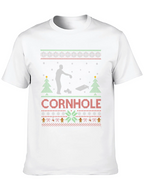 Festive Cornhole Ugly Christmas Sweater T-Shirt