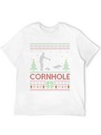Festive Cornhole Ugly Christmas Sweater T-Shirt