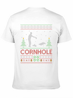 Festive Cornhole Ugly Christmas Sweater T-Shirt