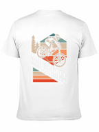 Downhill Mountain Biking Graphic Tee - Black