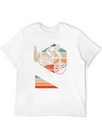 Downhill Mountain Biking Graphic Tee - Black