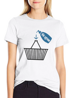 Lotion Basket Black T-Shirt - Funny & Unique Design