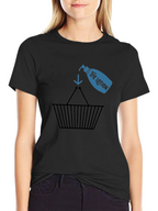 Lotion Basket Black T-Shirt - Funny & Unique Design