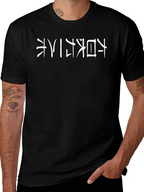 Black T-Shirt with Japanese Text