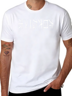 Black T-Shirt with Japanese Text