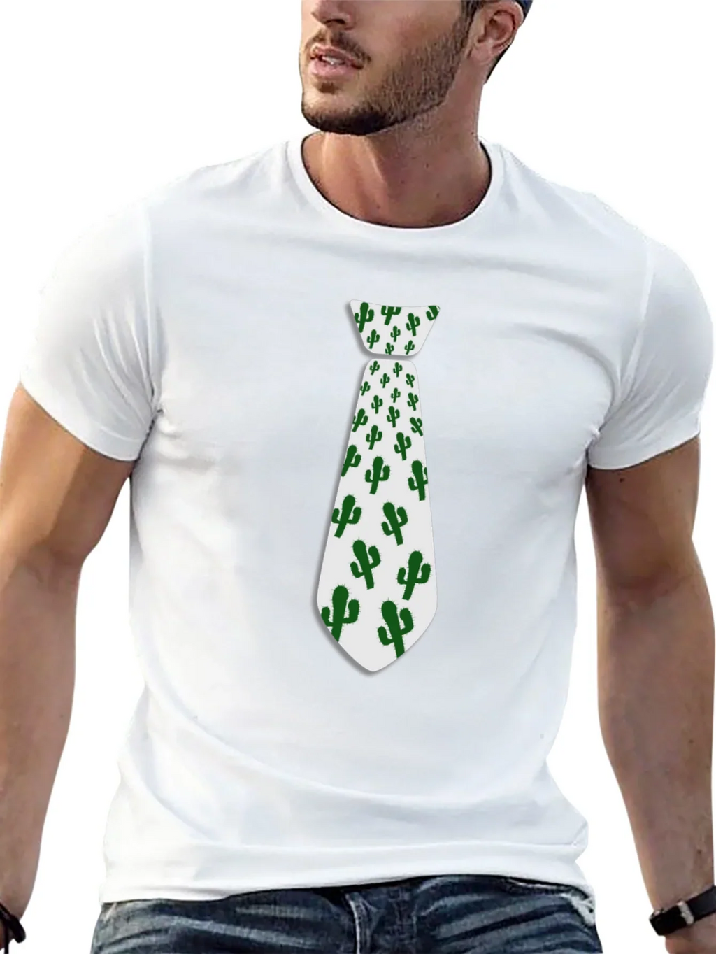Cactus Tie Graphic Novelty T-Shirt