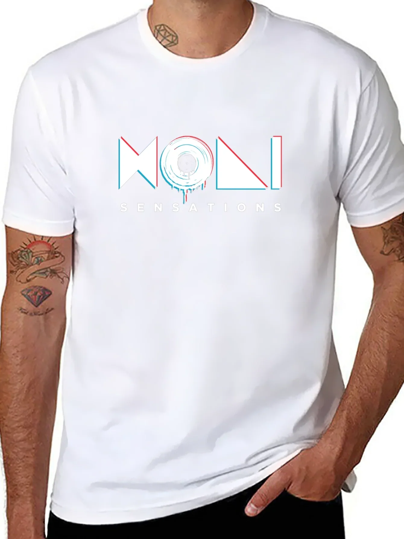 MONI Sensations Black Graphic T-Shirt