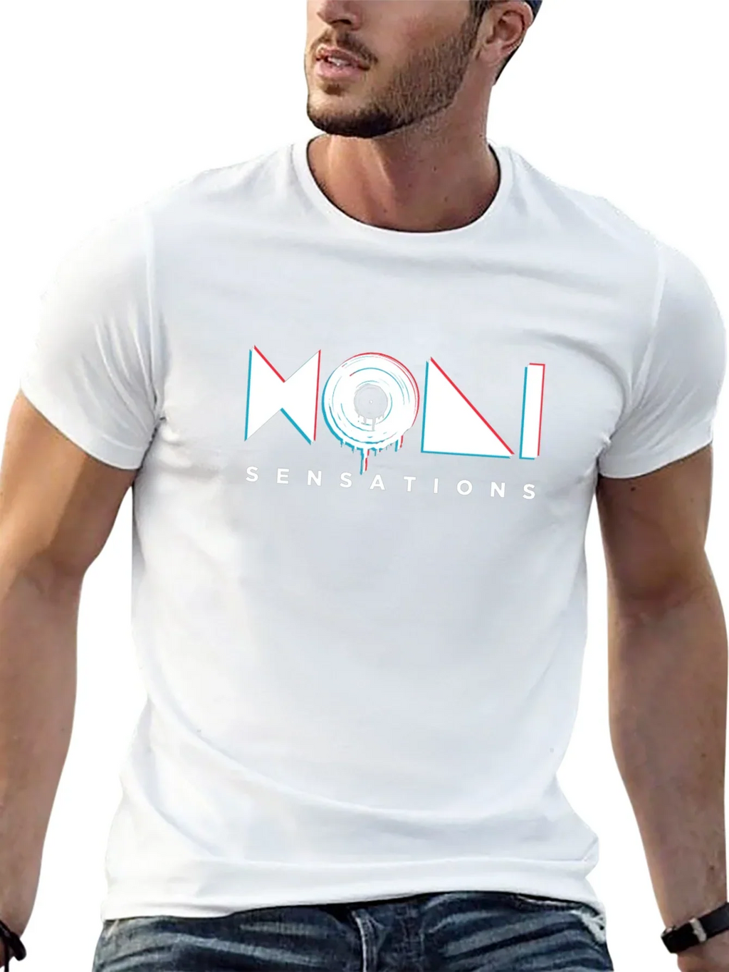 MONI Sensations Black Graphic T-Shirt