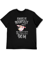 Always Be Yourself Sloth Graphic Tee