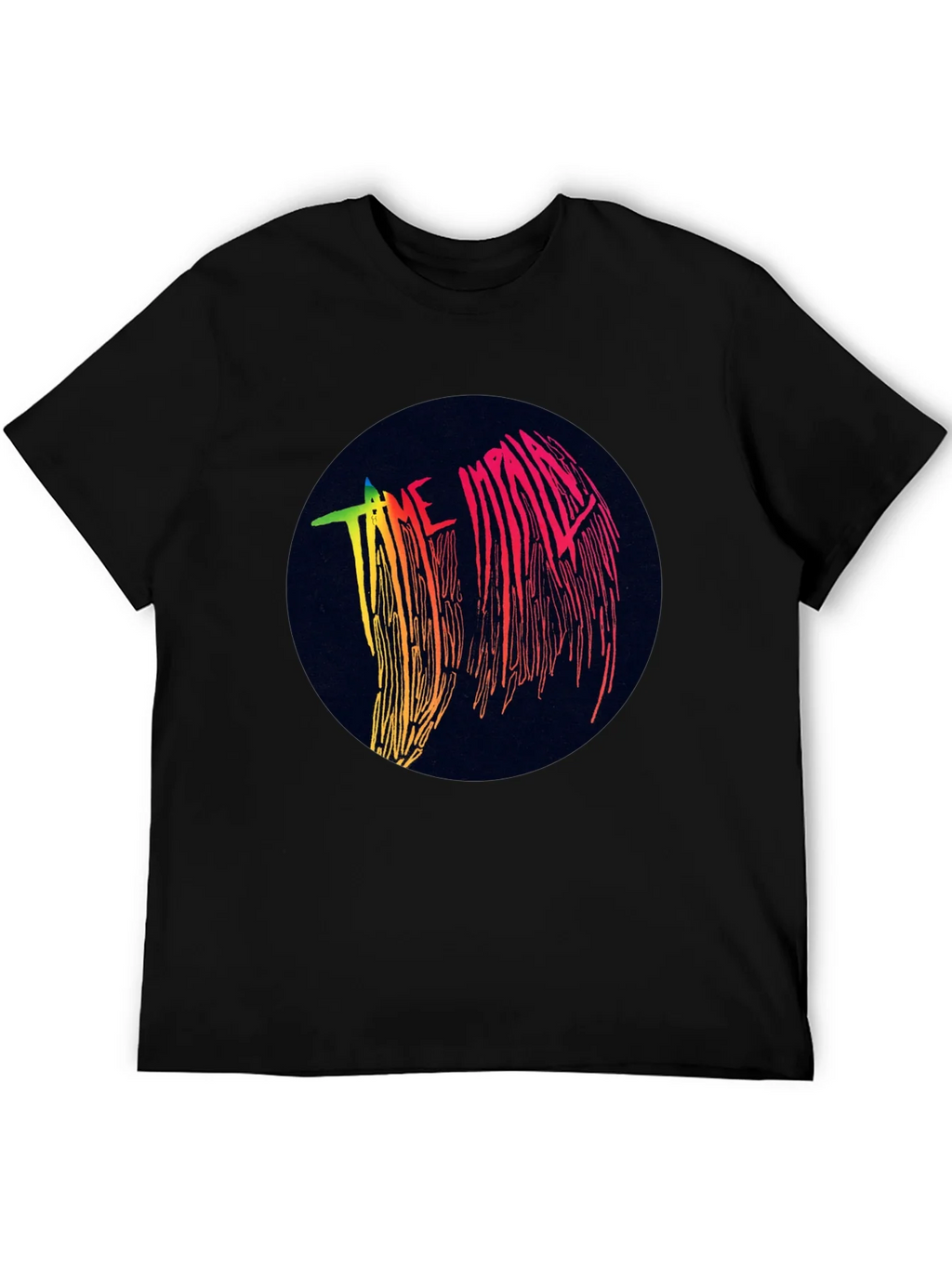Tame Impala Graphic Black T-Shirt - Retro Style