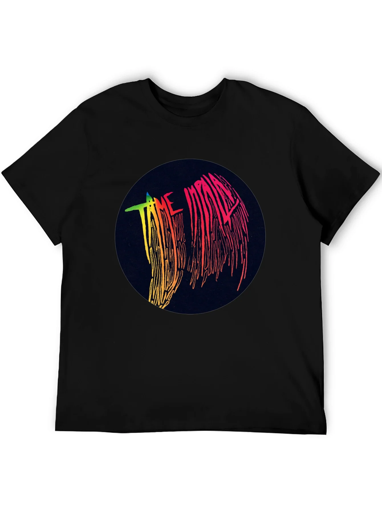 Tame Impala Graphic Black T-Shirt - Retro Style