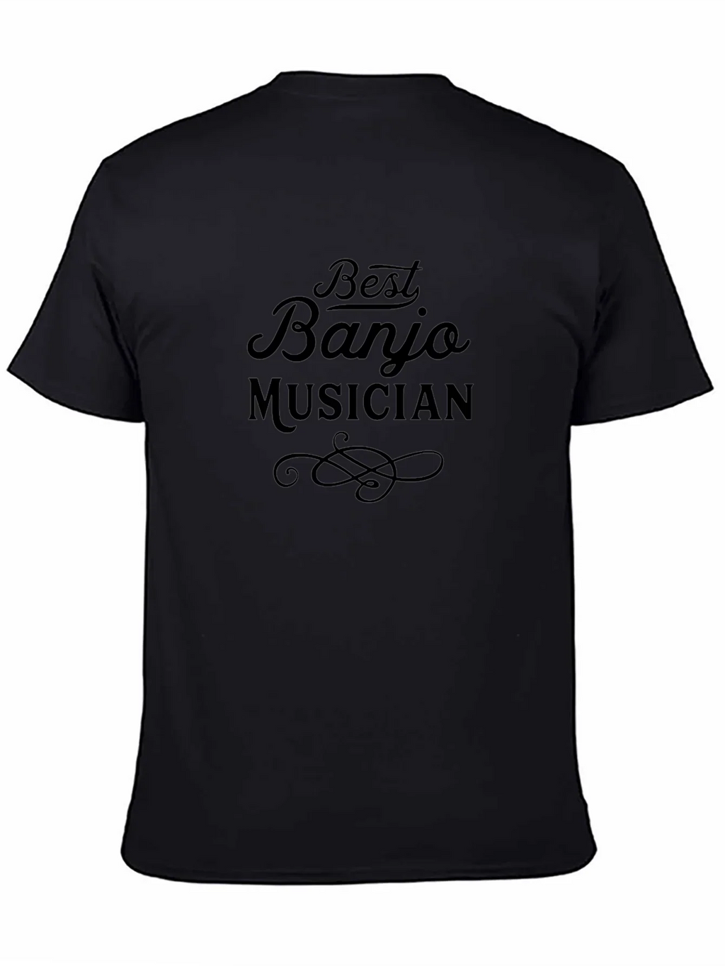 Best Banjo Musician Black T-Shirt