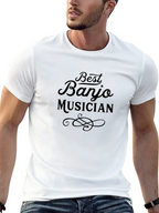 Best Banjo Musician Black T-Shirt