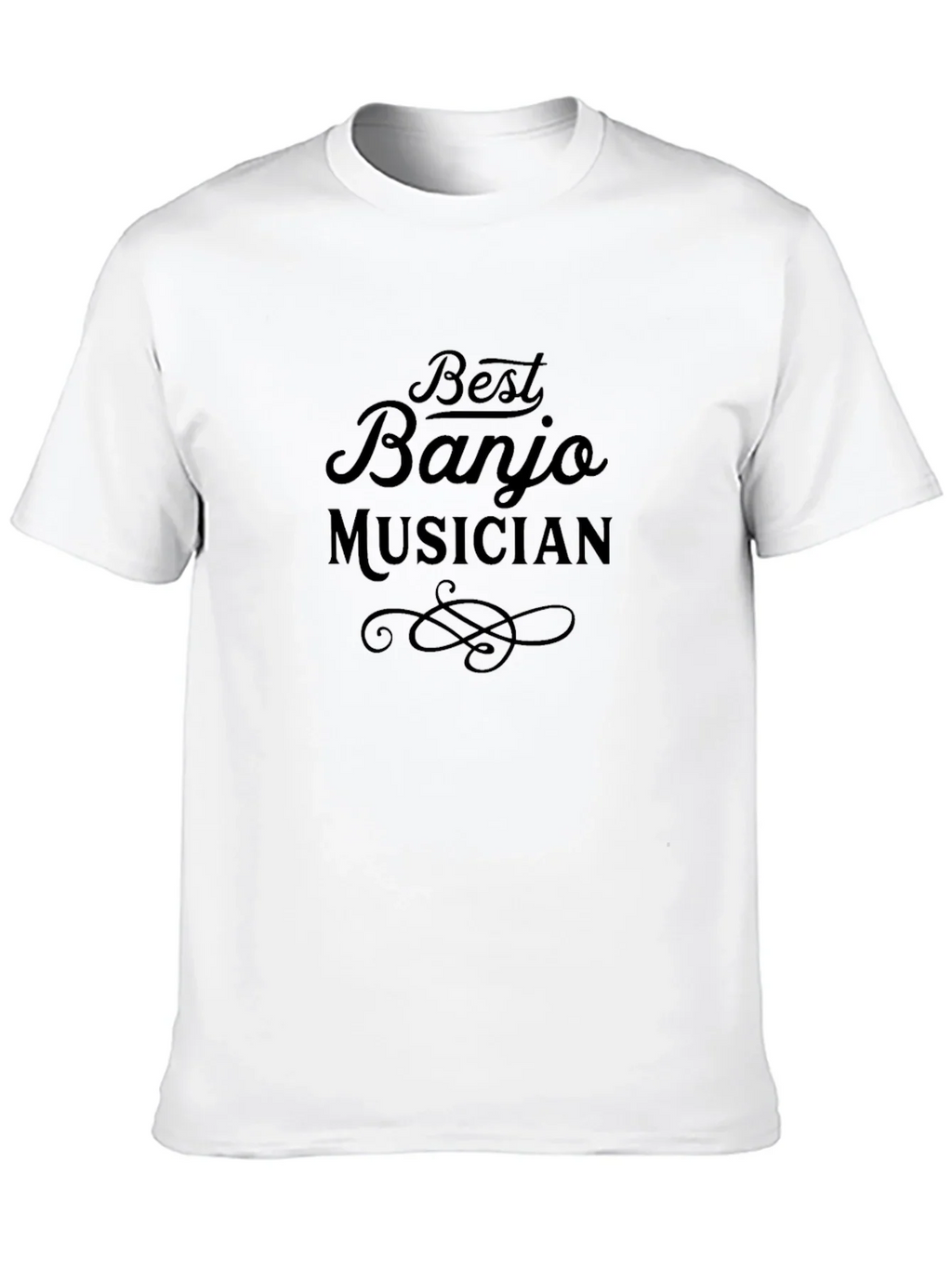 Best Banjo Musician Black T-Shirt