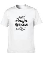 Best Banjo Musician Black T-Shirt