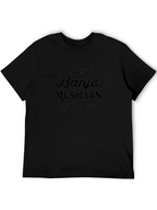 Best Banjo Musician Black T-Shirt