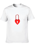 Bachata Heart Lock Graphic Tee - Trendy Dance Shirt