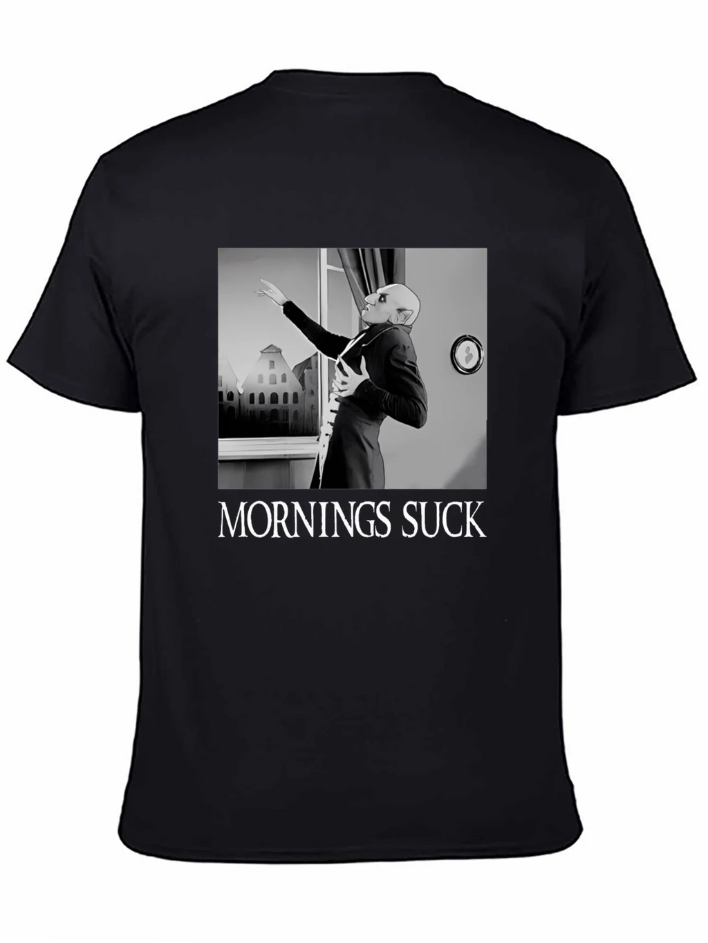 Mornings Suck Nosferatu T-Shirt