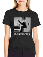 Mornings Suck Nosferatu T-Shirt