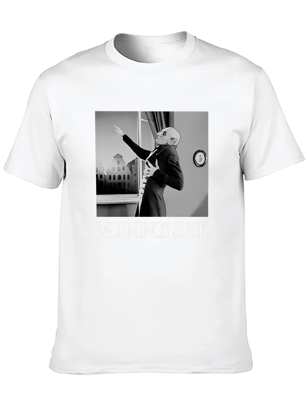Mornings Suck Nosferatu T-Shirt