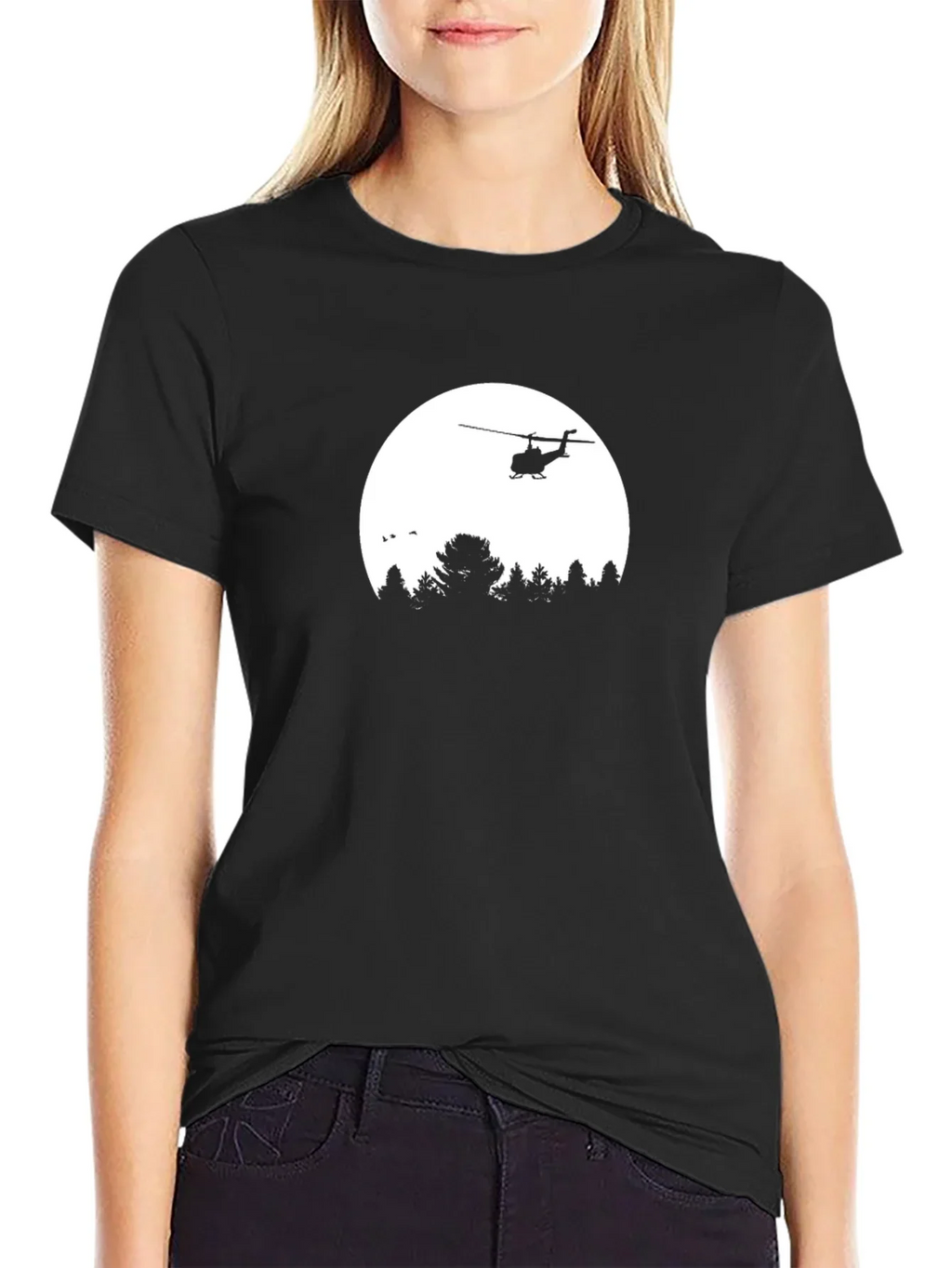Helicopter Silhouette T-Shirt