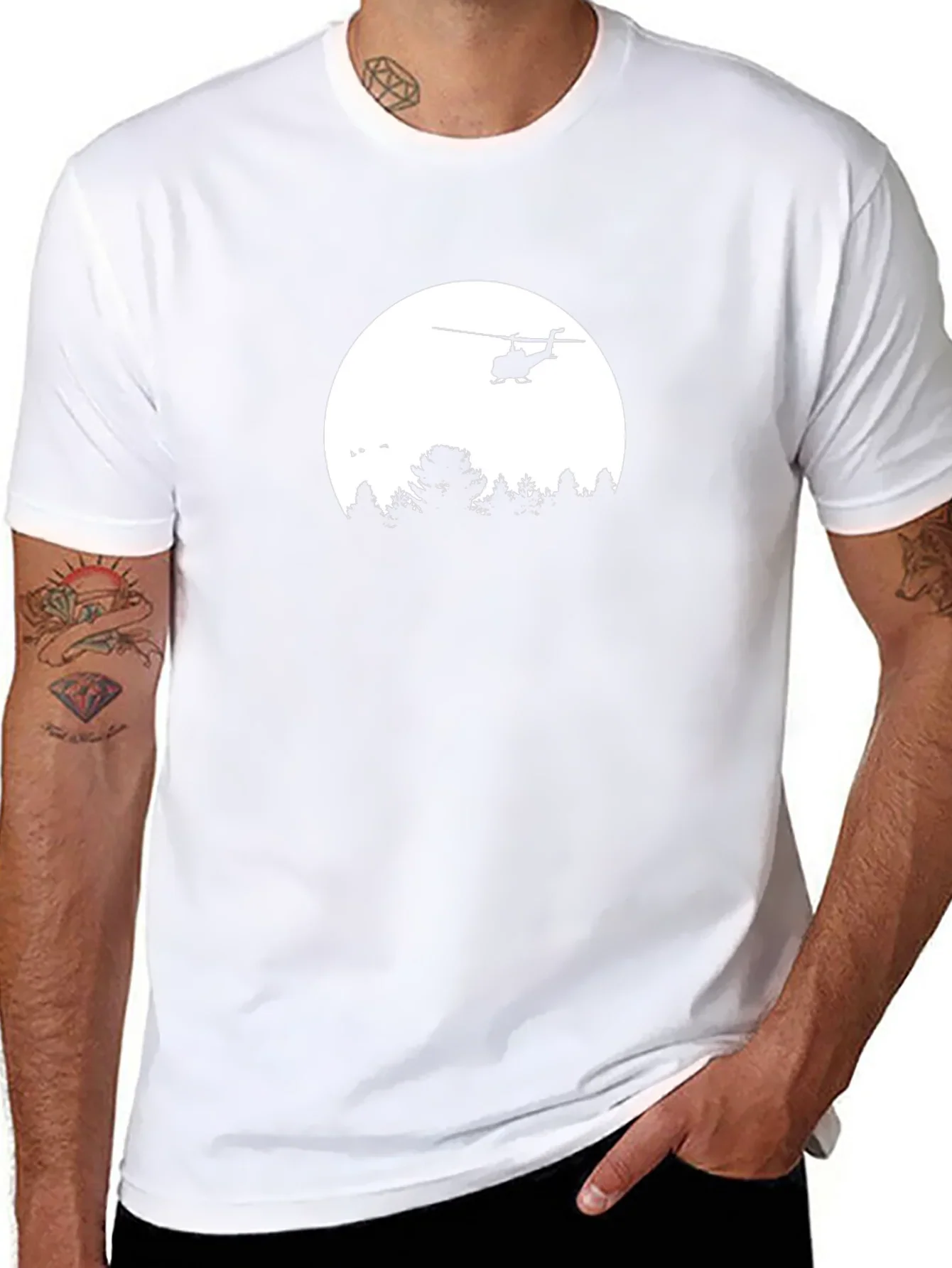 Helicopter Silhouette T-Shirt