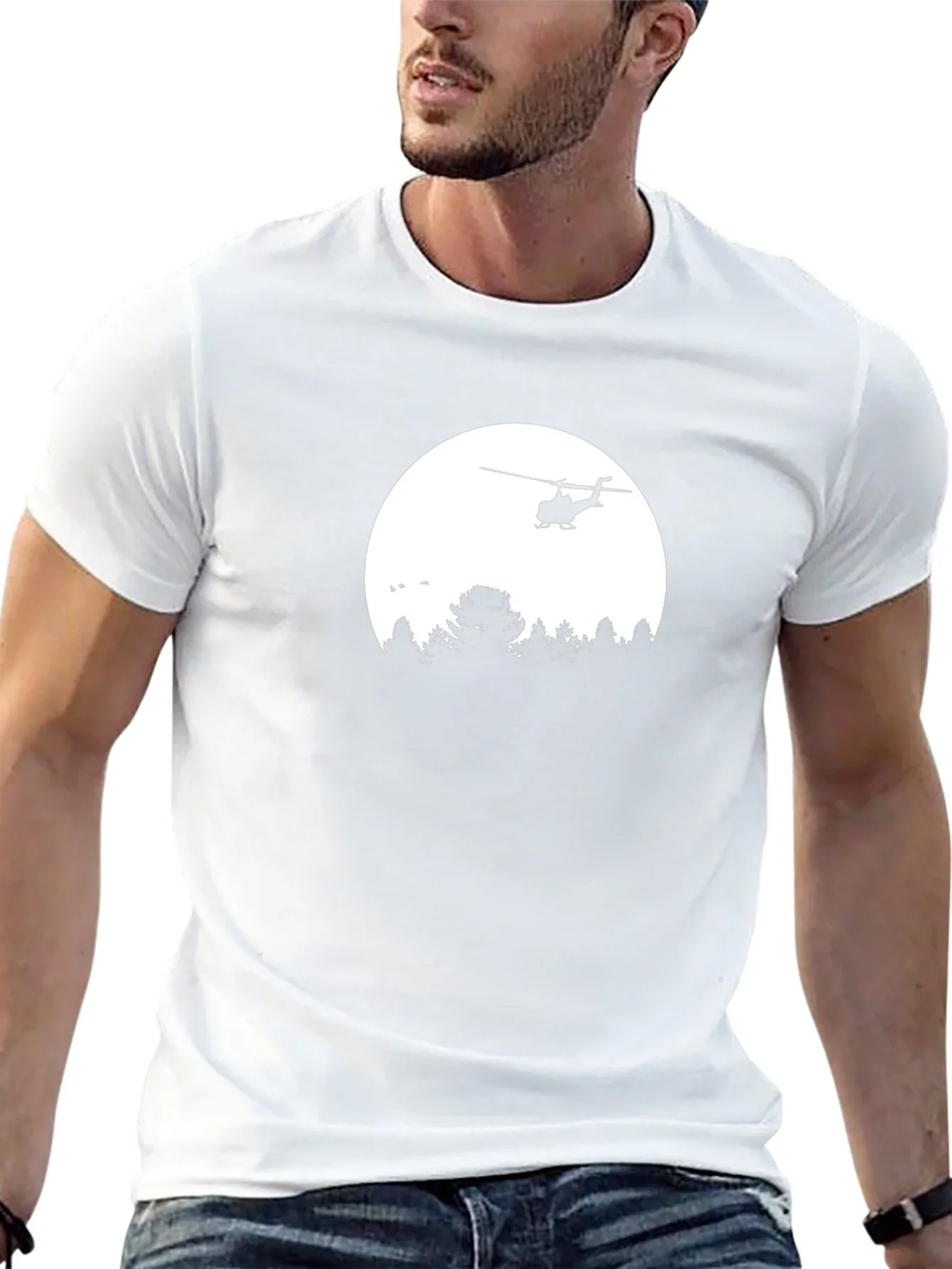 Helicopter Silhouette T-Shirt