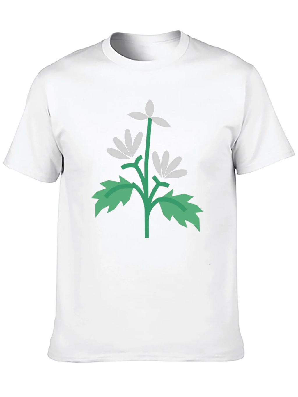 Floral Graphic Black T-Shirt | Unisex