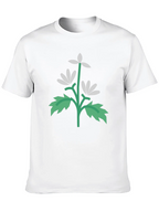Floral Graphic Black T-Shirt | Unisex