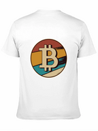 Bitcoin Retro Graphic Tee - Black Crypto T-Shirt
