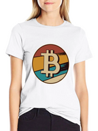 Bitcoin Retro Graphic Tee - Black Crypto T-Shirt