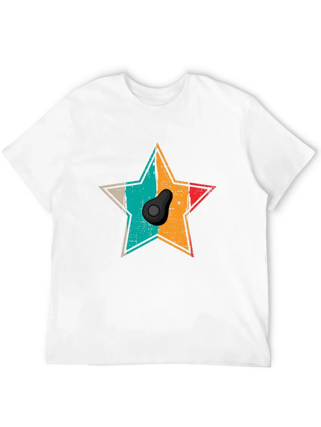 Retro Avocado Star T-Shirt - Unisex
