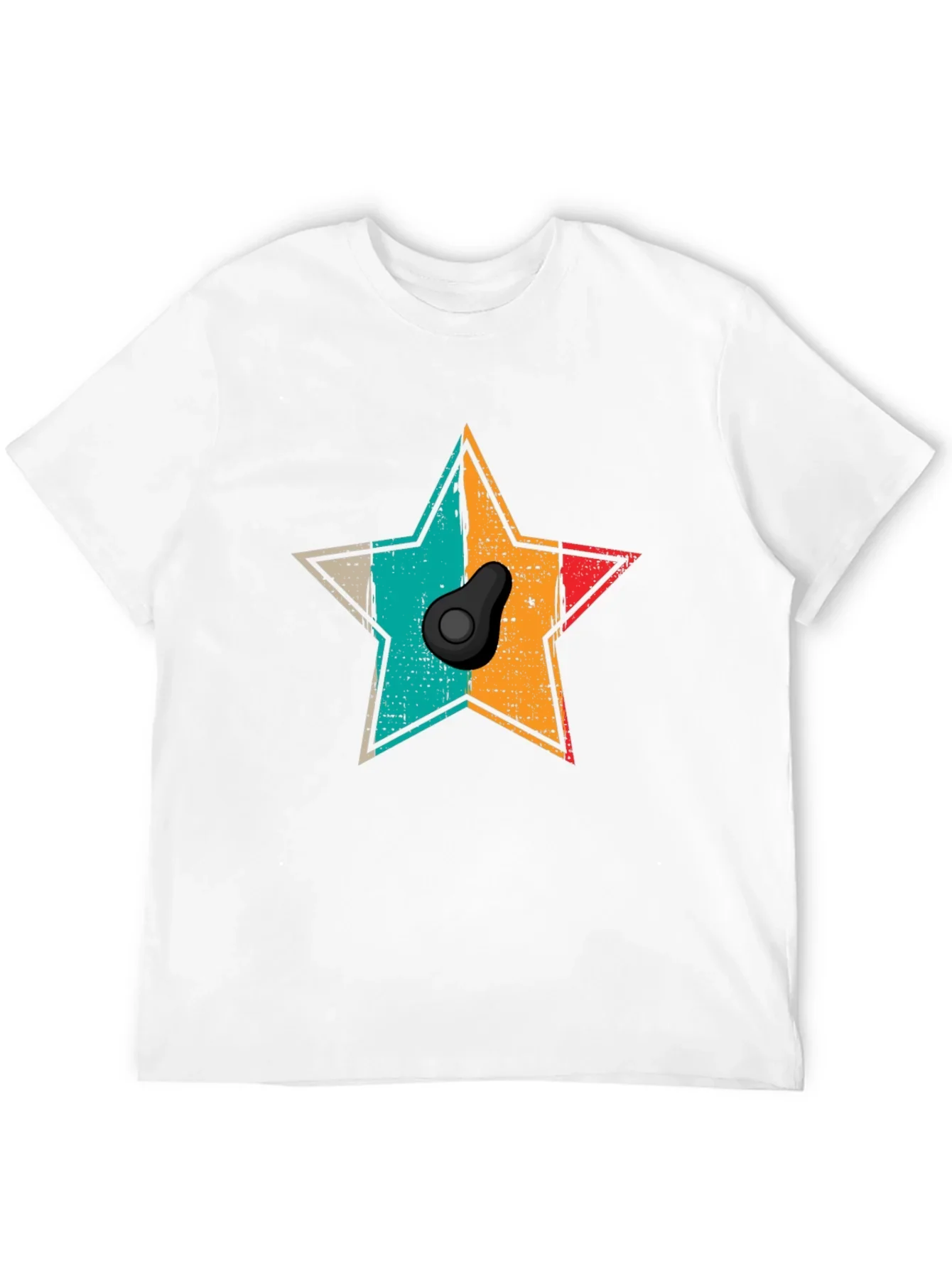Retro Avocado Star T-Shirt - Unisex