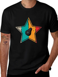 Retro Avocado Star T-Shirt - Unisex