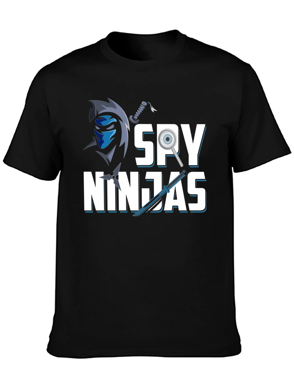 Spy Ninjas Graphic T-Shirt - Cool Ninja Design!