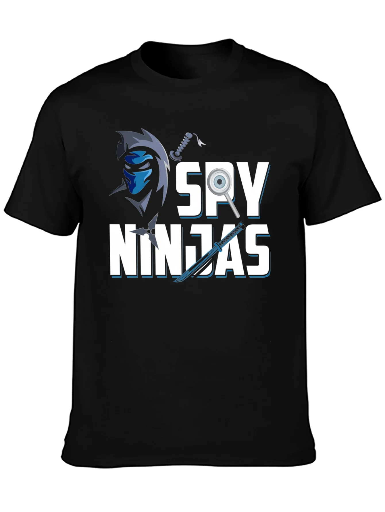 Spy Ninjas Graphic T-Shirt - Cool Ninja Design!