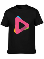 Modern Triangle Logo T-Shirt - Casual Style