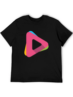 Modern Triangle Logo T-Shirt - Casual Style