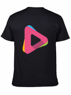 Modern Triangle Logo T-Shirt - Casual Style