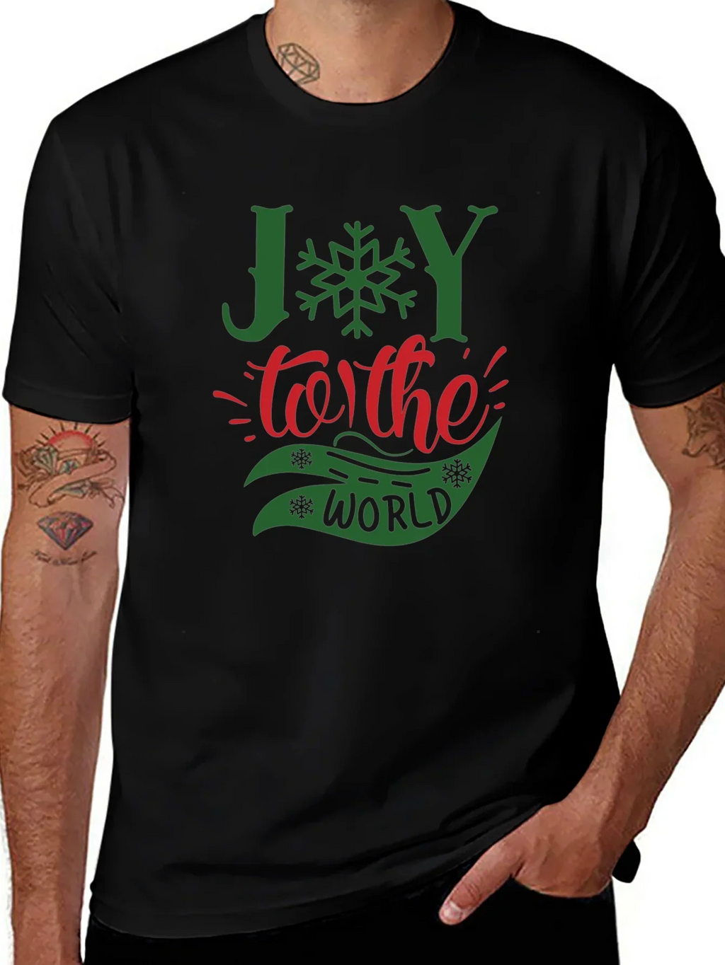 Joy to the World Christmas Graphic Tee