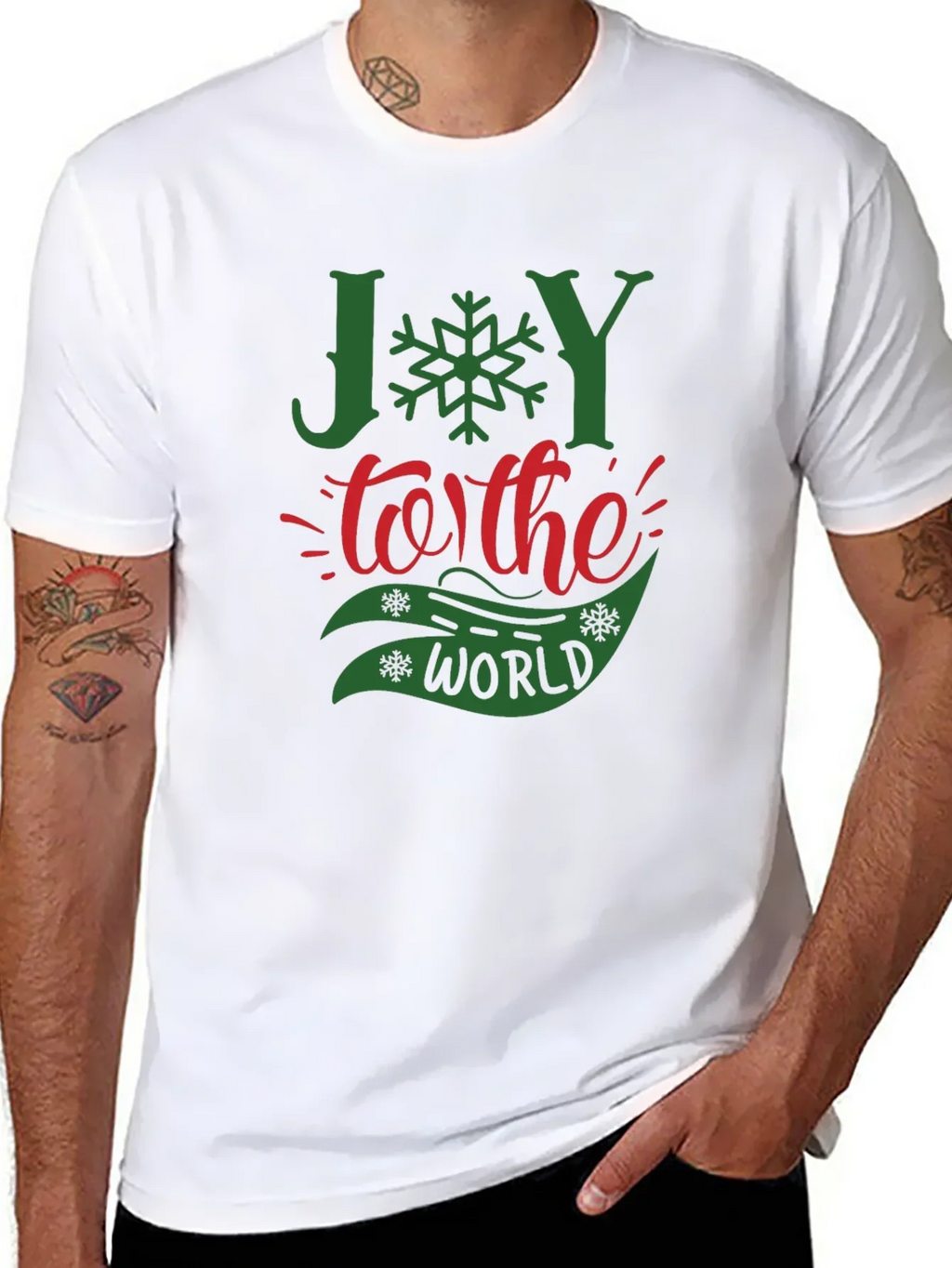 Joy to the World Christmas Graphic Tee