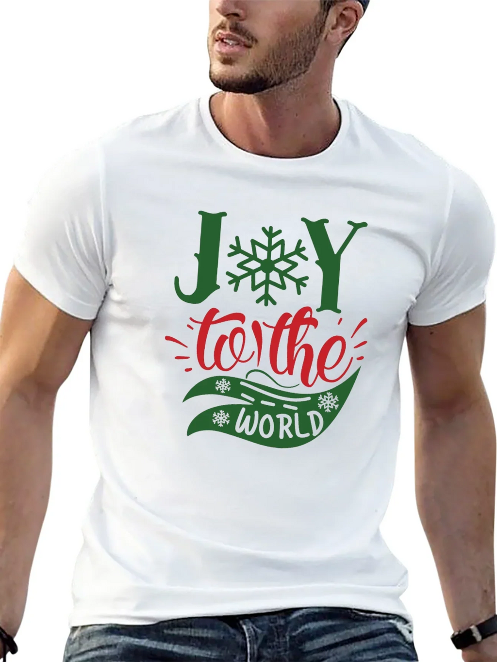 Joy to the World Christmas Graphic Tee