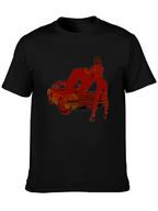 Classic Car Graphic T-Shirt - Black