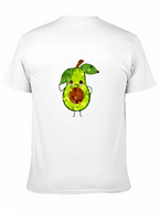 Avocado Mosaic Black T-Shirt - Funky Fruit Tee