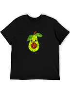 Avocado Mosaic Black T-Shirt - Funky Fruit Tee