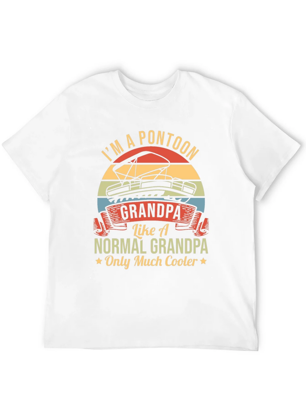 Im A Pontoon Grandpa T-Shirt