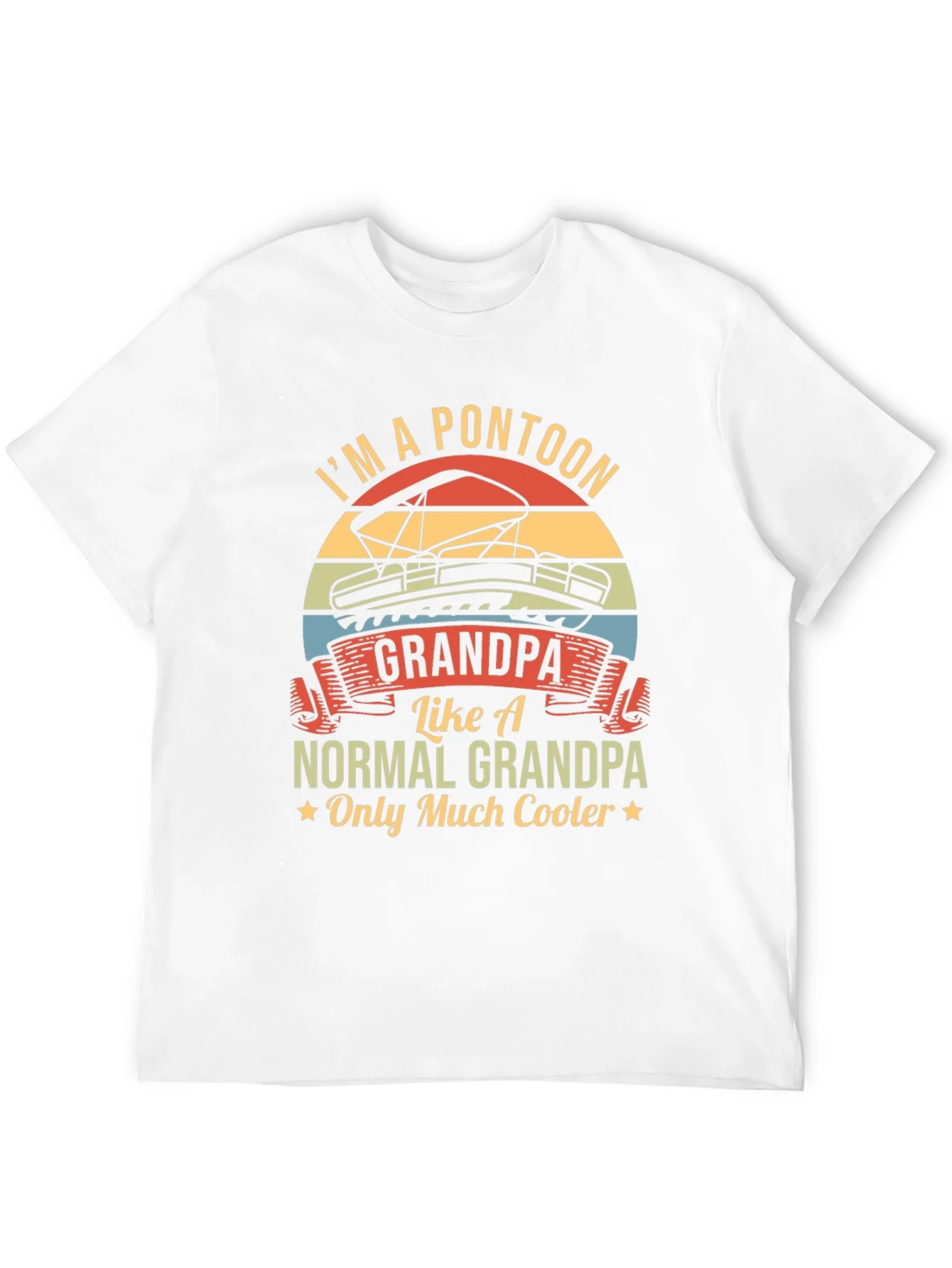 Im A Pontoon Grandpa T-Shirt